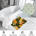 thumbnail image 3 of Tangerine Polyester Non-Slip Office Chair Mat Bath Rugs Floor Rugs Machine Washable, 3 of 6