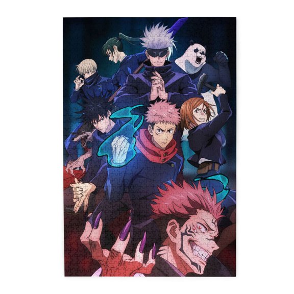 1000-Piece Perfect Puzzle, Jujutsu Kaisen Pattern Picture Puzzle,Personalized Jigsaw Puzzles,Family Fun Puzzle,Gift Puzzle
