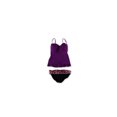thumbnail image 1 of Profile Womens Starlet Aztec 2 Piece Tankini, Purple, 12, 1 of 1