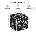 thumbnail image 4 of KLL Snake Print Tissue Box Cover,Leather Tissue Holder Square Facial Tissue Case Facial Paper Organizer Dispenser for Bathroom, Vanity Countertop, 4 of 7