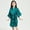 Green, variant on Summer Outfit For Girls Long Sleeve Kids Silk Satin Bathrobe Kimono Robes Nightgown Sleepwear Clothes Handsome Clothes 3-4 Years Navy