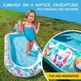 thumbnail image 7 of Inflatable Sprinkler Pool, Outdoor Play for Kids and Toddlers, Water Wading Pool with Unicorn and Dragon Print Design, Educational Fun Toy for Learning and Playing, 7 of 7