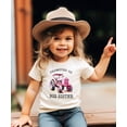 thumbnail image 5 of Promoted to Big Sister Pink Tractor Shirt for Girls Farm Sibling Reveal Pregnancy Announcement Tee Natural Shirt 4T, 5 of 7