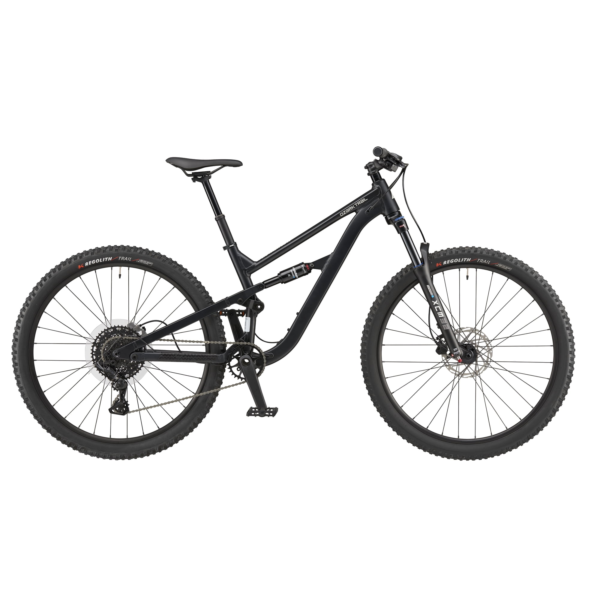 Ozark Trail FS.3 Fastflow Full Suspension Mountain Bike, 29 in Wheels, Medium 17 in Frame, Fits Riders 5 ft 7 in-5 ft 11 in, Black, Adult