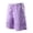 Purple, variant on LiuXxxx Casual Cargo Shorts with Elastic Waist Comfortable Utility Pocket Outdoor Summer Walking Shorts Grey S