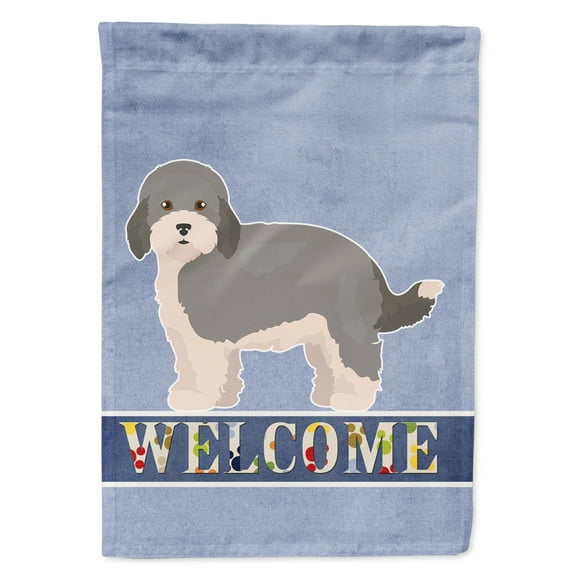 Carolines Treasures CK3747GF Havapoo 2 Welcome Flag Garden Size  Small multicolor