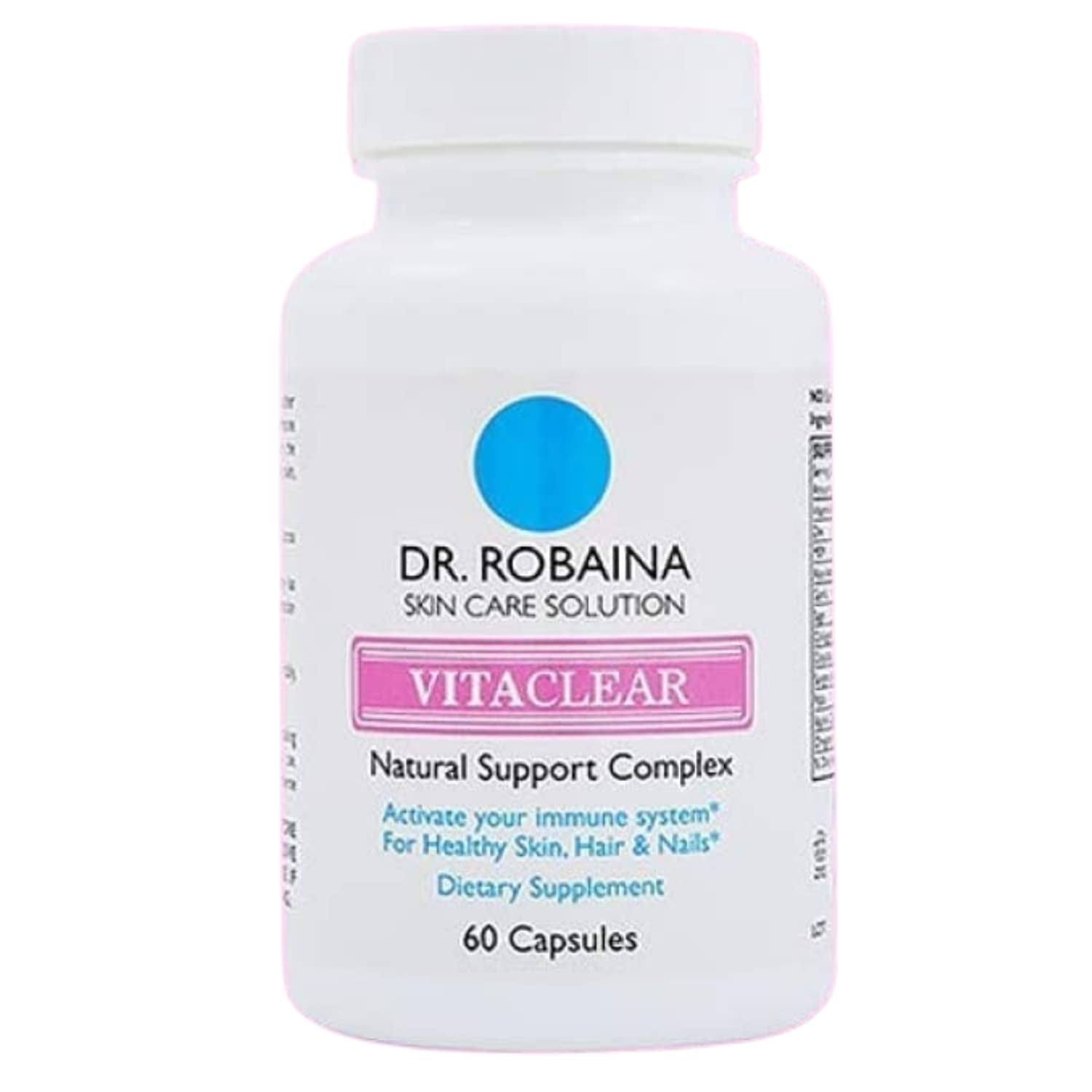 VITADERM Natural Support Complex (Vitaclear), Stimulate The Immune System for Healthy Skin, Hair & Nails. Helps in The Recovery and aids in The Prevention of Unhealthy Skin, Hair & Nails.