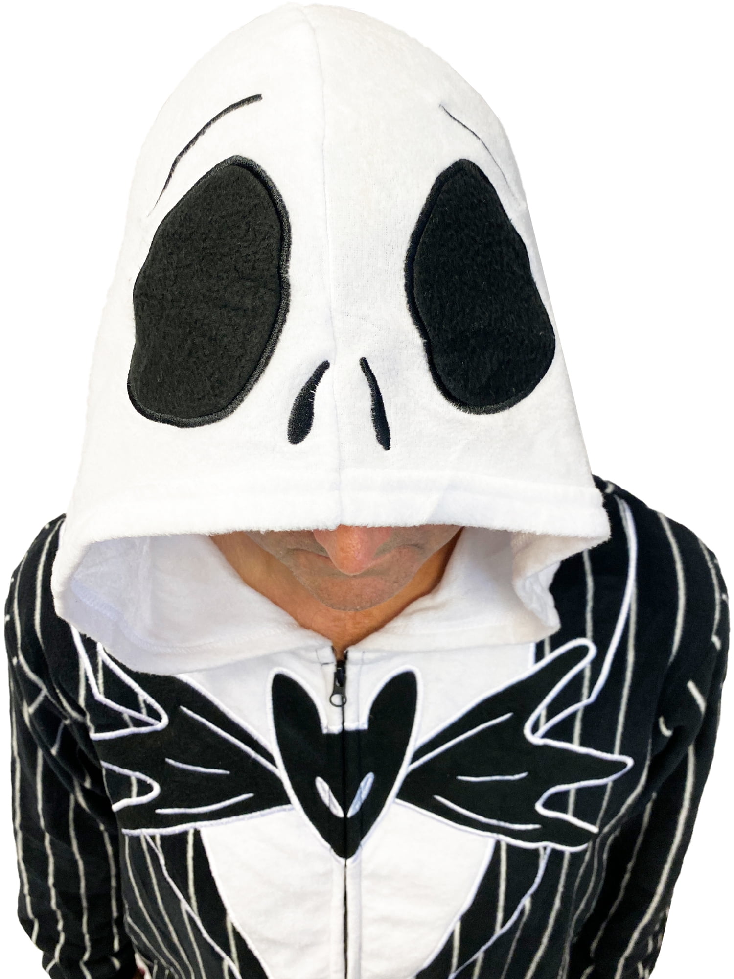 Disney, Adult Mens, Nightmare Before Christmas Jack Pajamas Union Suit, Sizes S-XL