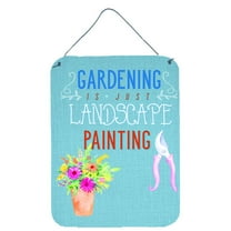 Gardening is Landscape Painting Wall or Door Hanging Prints