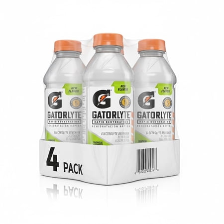 Gatorade Gatorlyte Lower Sugar Tropical Coconut Flavored Electrolyte Beverage 20 oz 4 Bottle Gatorade Gatorlyte Lower Sugar Tropical Coconut Flavored Electrolyte Beverage 20 oz 4 Bottle