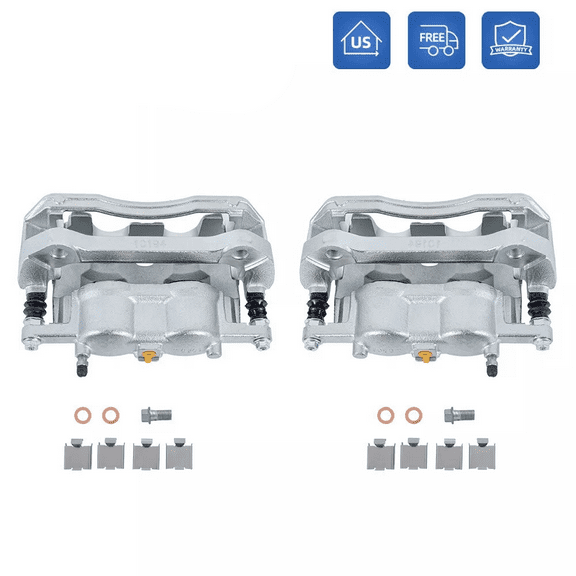 MOSTPLUS Set(2) Front Side Brake Caliper for Ford F150 F-150 Expedition Lincoln Navigator