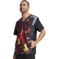 thumbnail image 7 of Tooniforms Scrubs Top For Men V-Neck Plus Size TF700, 2XL, Fast As Lightning, 7 of 7