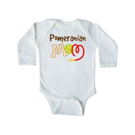 

Inktastic Pomeranian Dog Mom Gift Baby Girl Long Sleeve Bodysuit