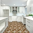 thumbnail image 6 of 25 Sheets Peel and Stick Tiles, 3.94"x3.94"x0.02" for Kitchen Wall Stairs, Retro Beige, 6 of 6