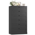 thumbnail image 6 of Homfa Black Dresser for Bedroom with 6 Drawers, Modern Wood Dresser Chest of Drawers for Living Room, Entryway, Hallway, 6 of 7