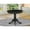 Black, variant on East West Furniture Antique Round Rubber Wood Dining Table in Walnut