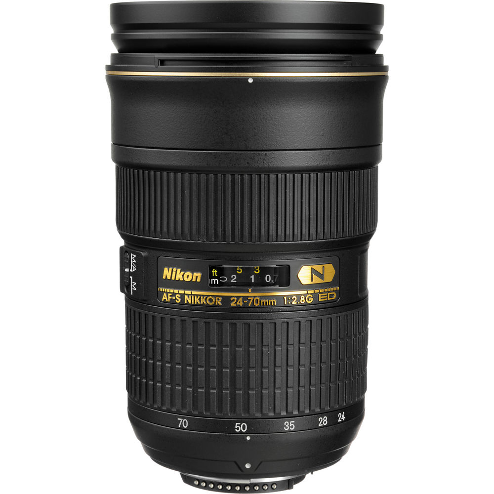 Nikon AF-S Nikkor 24-70mm f/2.8G ED Autofocus Lens (Black) - image 2 of 6