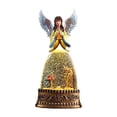 thumbnail image 3 of Centro de mesa musical con forma de bola de nieve navideña, figura de ángel, luz nocturna navideña Estilo C, 3 of 9