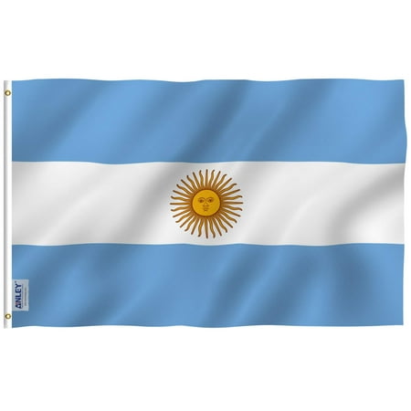 Anley 3x5 Foot Argentina Flag - Argentinian National Flags Polyester
