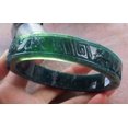 thumbnail image 3 of Certified Icy Green Burma 100% Natural A JADE Jadeite Dragon Phoenix Longevity Bangle Bracelet 71 mm 665932 TN, 3 of 11