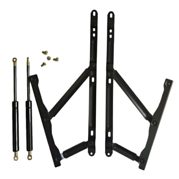 Baoblaze 2 Pieces Lift up Storage Bed Hinges Gas Struts Adjustable Bed Lift Mechanism