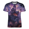 thumbnail image 4 of T Shirt For Men Haunted Mansion T-Shirt Haunted House Cool T-Shirts Mens Streetwear Tshirt Summer Sh, 4 of 7