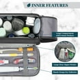 thumbnail image 2 of Pavilla Toiletry Bag, Mens Dopp Kit Bag, Canvas Travel Toiletry Bag, Water Resistant Shaving Bathroom Organizer for Travel, Gym, Shower Toiletries Storage for Grooming Accessories (Large, Grey), 2 of 8