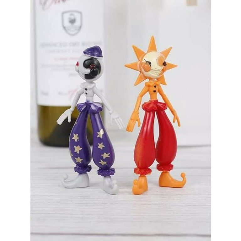 Moondrop Sundrop FNAF Action Figures Toy Set, 4