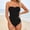 Z001-Black, variant on Womens Swimsuits Tummy Control Bathing Suit One Piece Strapless Removable Belt Solid Color 2026 Summer Beachwear Swimwear