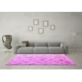 thumbnail image 3 of Ahgly Company Indoor Square Abstract Purple Modern Area Rugs, 3' Square, 3 of 4