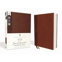 Nasb, Journal the Word Reference Bible, Leathersoft Over Board, Brown, Red Letter Edition, 1995 Text, Comfort Print: Let, (Hardcover)