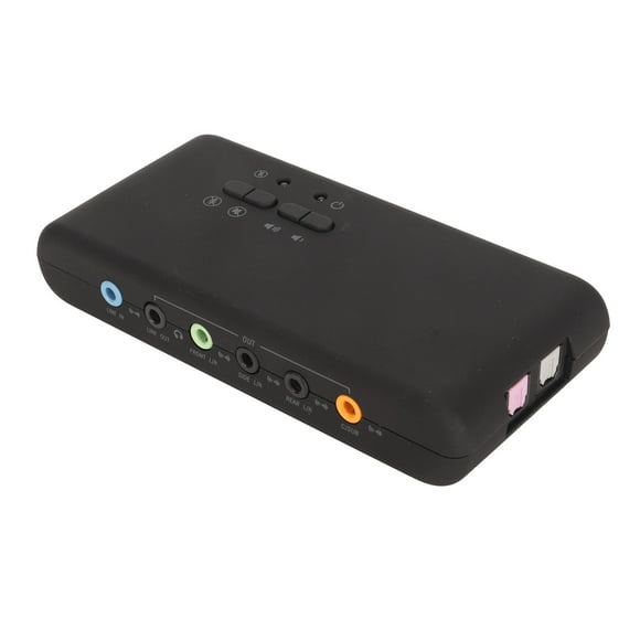 USB Sound Card, Digital Recording 7.1 Channel USB 2.0 USB Audio Adapter for Computer