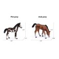 thumbnail image 2 of Juego de 8 piezas de plástico Toy UANDME Horse Foal para niñas y niños, 2 of 7
