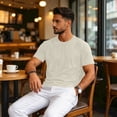 thumbnail image 6 of IAJDKMEK True Classic Tees Men's Short Sleeve T-Shirt - Breathable Stretchy Base Layer for Fitness Training, Mens Casual Shirts Summer Tops for Men Lightweight,Complexion 2XL, 6 of 7