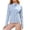 Light Blue, variant on 2026 New Women's Lightweight Athletic Jackets Sun Protection Full Zip Long Sleeve Packable Workout Shirts Running(Light Pink,L)