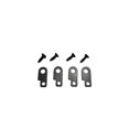 thumbnail image 1 of 16 Sets Electric Guitar Pedal Board Brackets Quick Install Effects Pedal Mounting Kit Reusable Metal Plate with Screws for Universal Guitar, 1 of 3