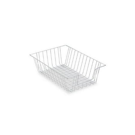 Workstation Legal Size Desk Tray Organizer, Single-Tier, Wire, Silver