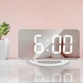 thumbnail image 3 of Despertador digital Zulema Reloj espejo LED con USB, 3 of 8