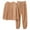 Coffee, variant on Sleepwear for Women Ladies' Solid Color Jacquard Coral Velvet Thickened Velvet Warm Flannel Home Suit Sleepwear