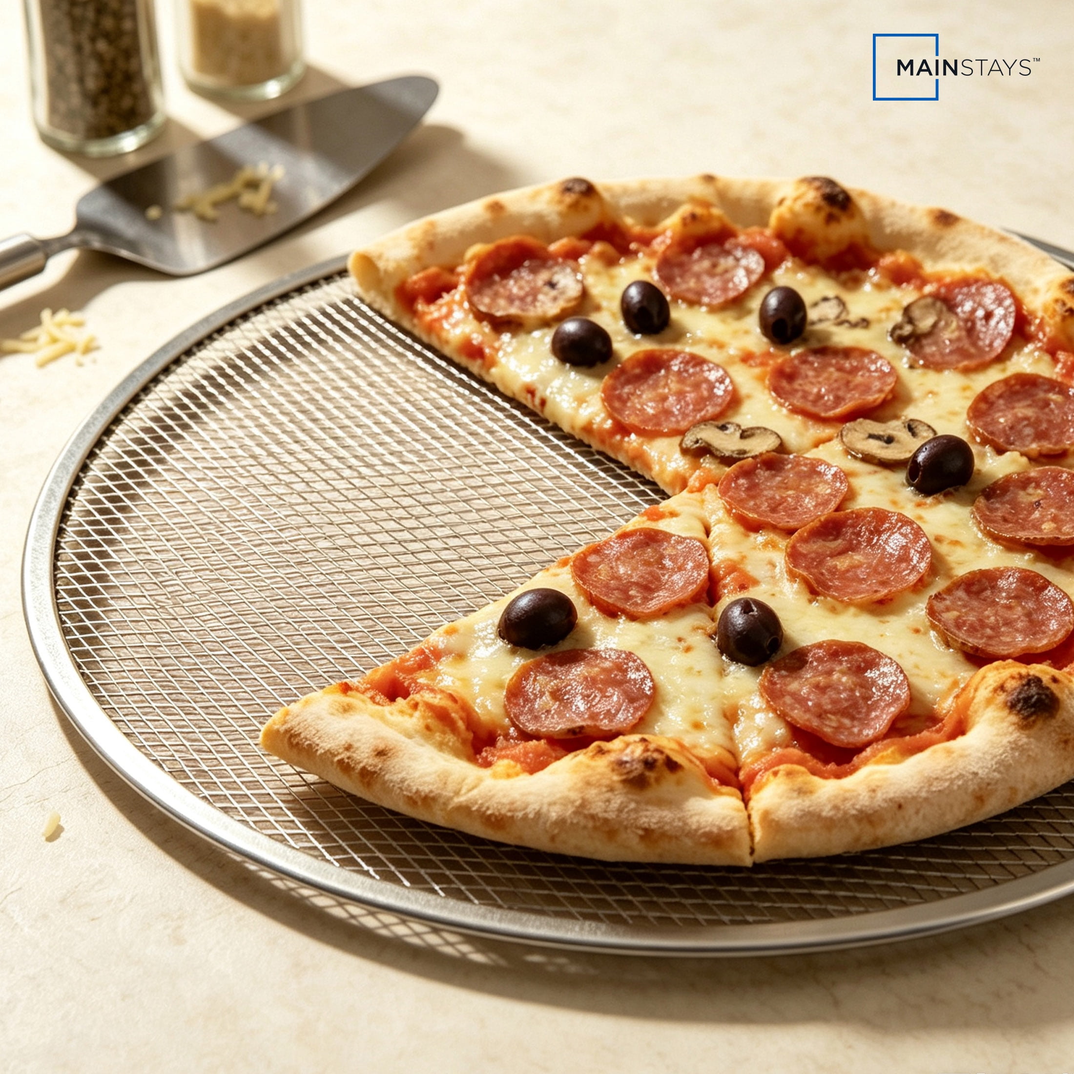 Mainstays Stainless Steel 16" Pizza Screen