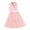 P15 Pink, variant on Likimi Child Kids Girls Two Piece Sets Solid Color Sleeveless V Neck Tops With Pleated Skirts Fashion Casual Outfit Set Pink1 Size 3-4 Years