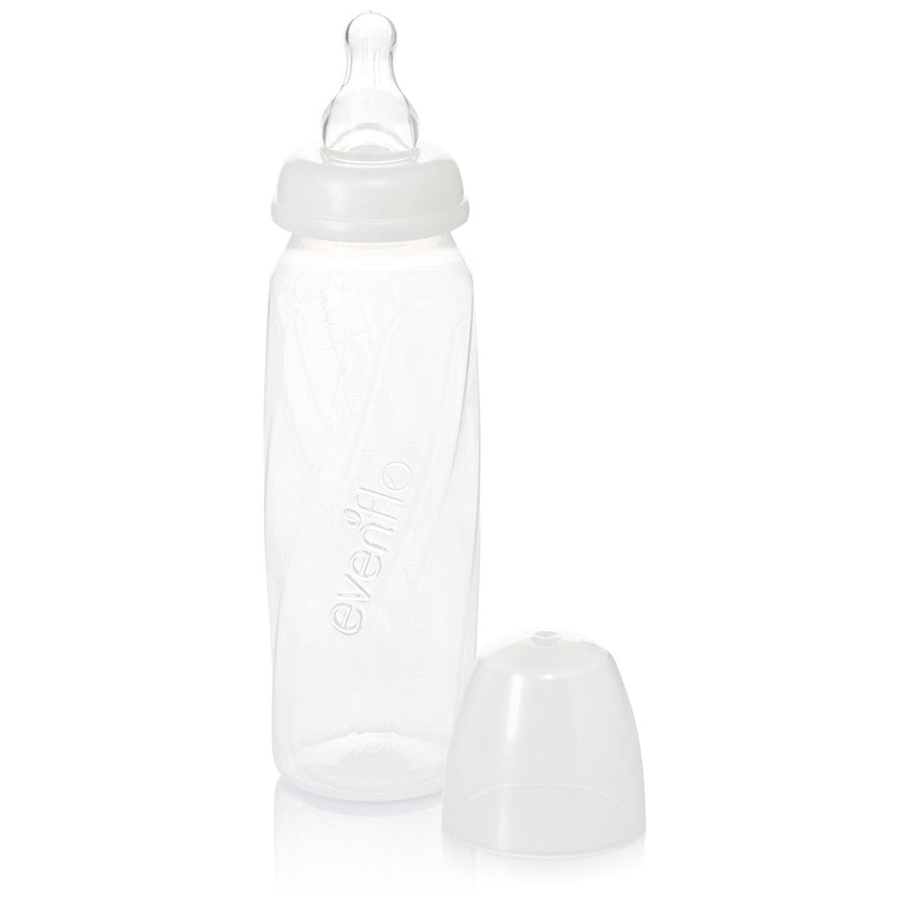 Evenflo Feeding Vented+ BPA-Free Polypropylene Baby Bottles - 8oz, Clear, 6ct