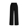 thumbnail image 5 of Sweatpants for Women Drawstring High Waist Baggy Wide Leg Sweatpant Womens Casual Solid Plus Size Loose Fits Workout Gym Joggers Pants with Pockets, 5 of 7
