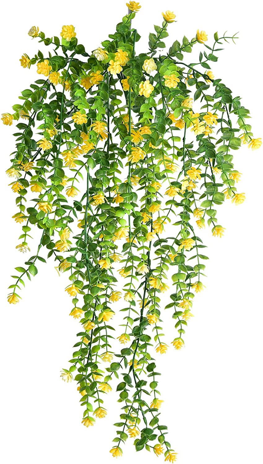2Pcs Artificial Flowers Boxwood Greenery Garland Ivy Vine Garland