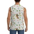 thumbnail image 4 of Uemuo German Shepherd Dog Pattern Men's Sleeveless T-Shirt,Muscle Athletic Tank Top, Moisture-wicking Quick-dry Breathable Classic Tee Top for Gym Run Outdoor Sports-, 4 of 8