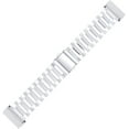 thumbnail image 4 of REQO Bracelet en Acier Inoxydable Compatible avec Fitbit Versa 4 / Fitbit Sense 2 / Fitbit Versa 3 / Fitbit Sense, Bracelets de Montre en Métal Réglables, Remplacement de Bracelet pour Femmes Hommes, 4 of 8
