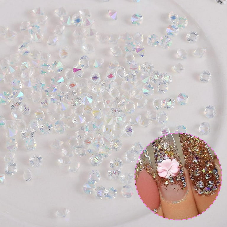 Up to 9000Pcs Crystal Pixie 3D Nail art Gems Micro Zircon 1.1mm Mini  Rhinestones