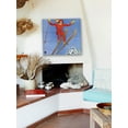 thumbnail image 6 of Marmont Hill Woman Ski Jumper by Carolyn Haywood Painting Print on Canvas, 6 of 7