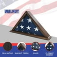thumbnail image 5 of US Made Flag Case for 5' x 9.5' Flag Walnut Finish, 5 of 6