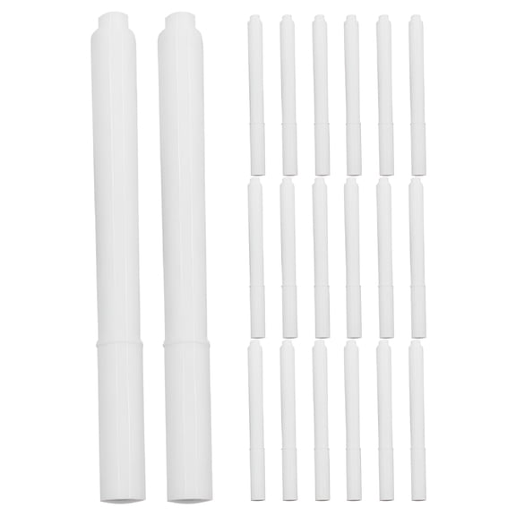 CCOCC 20 Pcs Thin Dry Erase Marker Water Based Paint Markers White